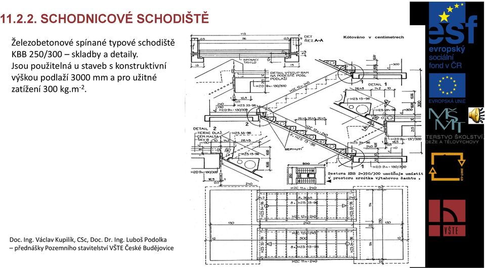 Jsou použitelná u staveb s konstruktivní výškou podlaží 3000 mm a pro užitné