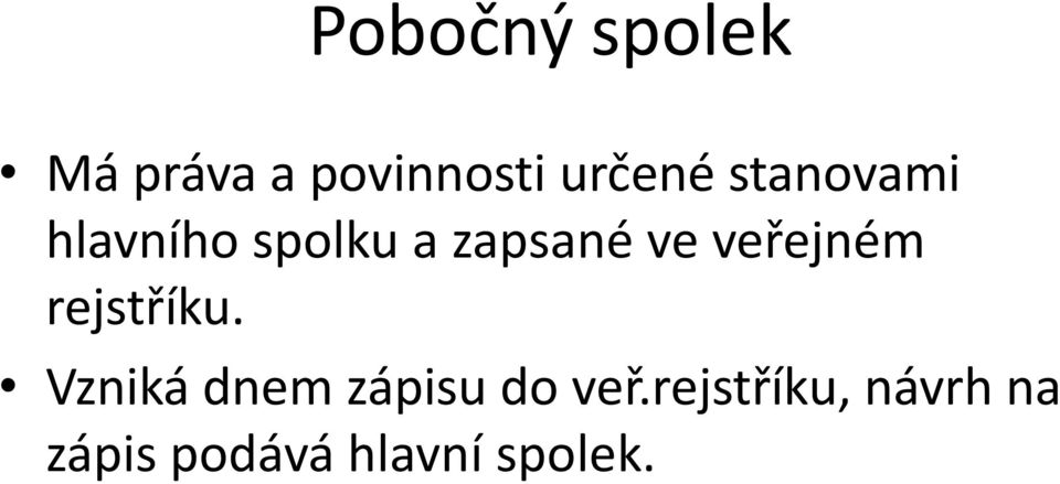 veřejném rejstříku.