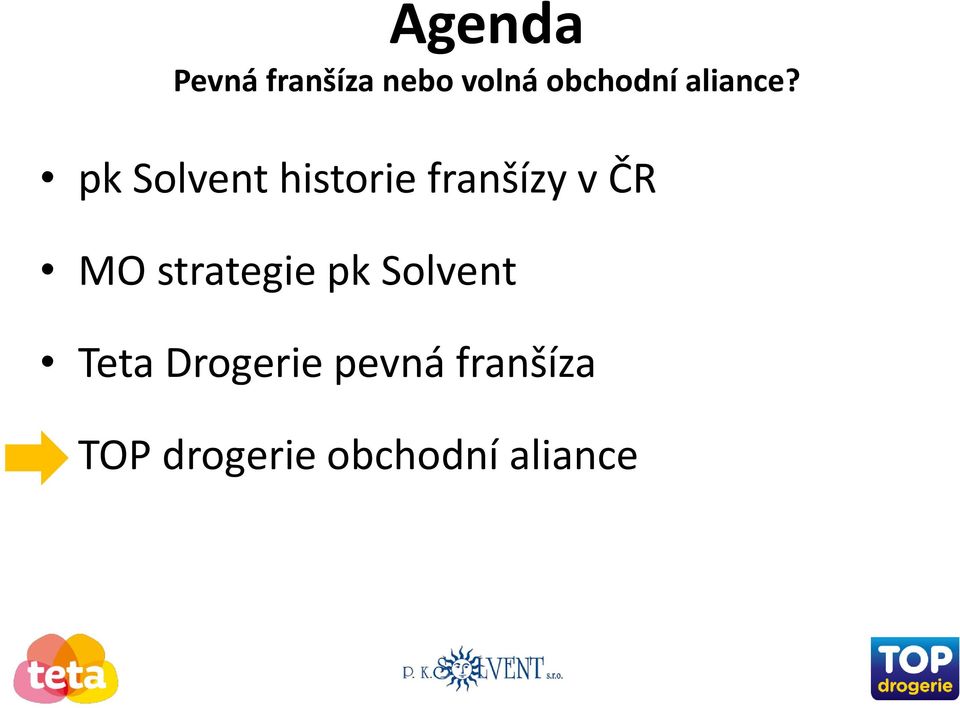 pk Solvent historie franšízy v ČR MO