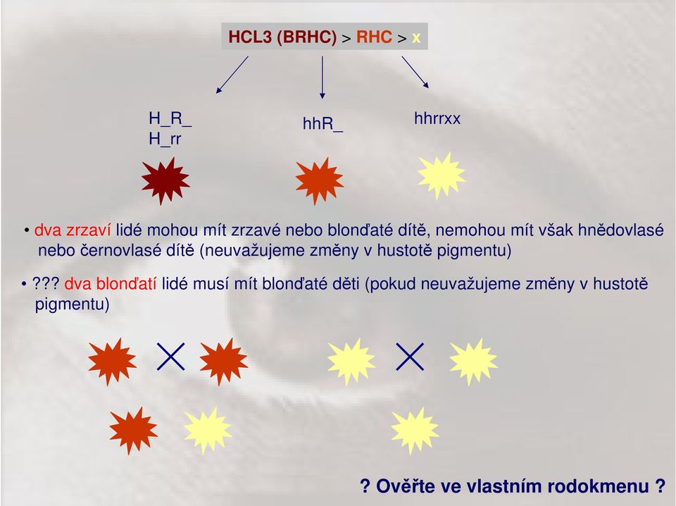 (neuvažujeme změny v hustotě pigmentu)?