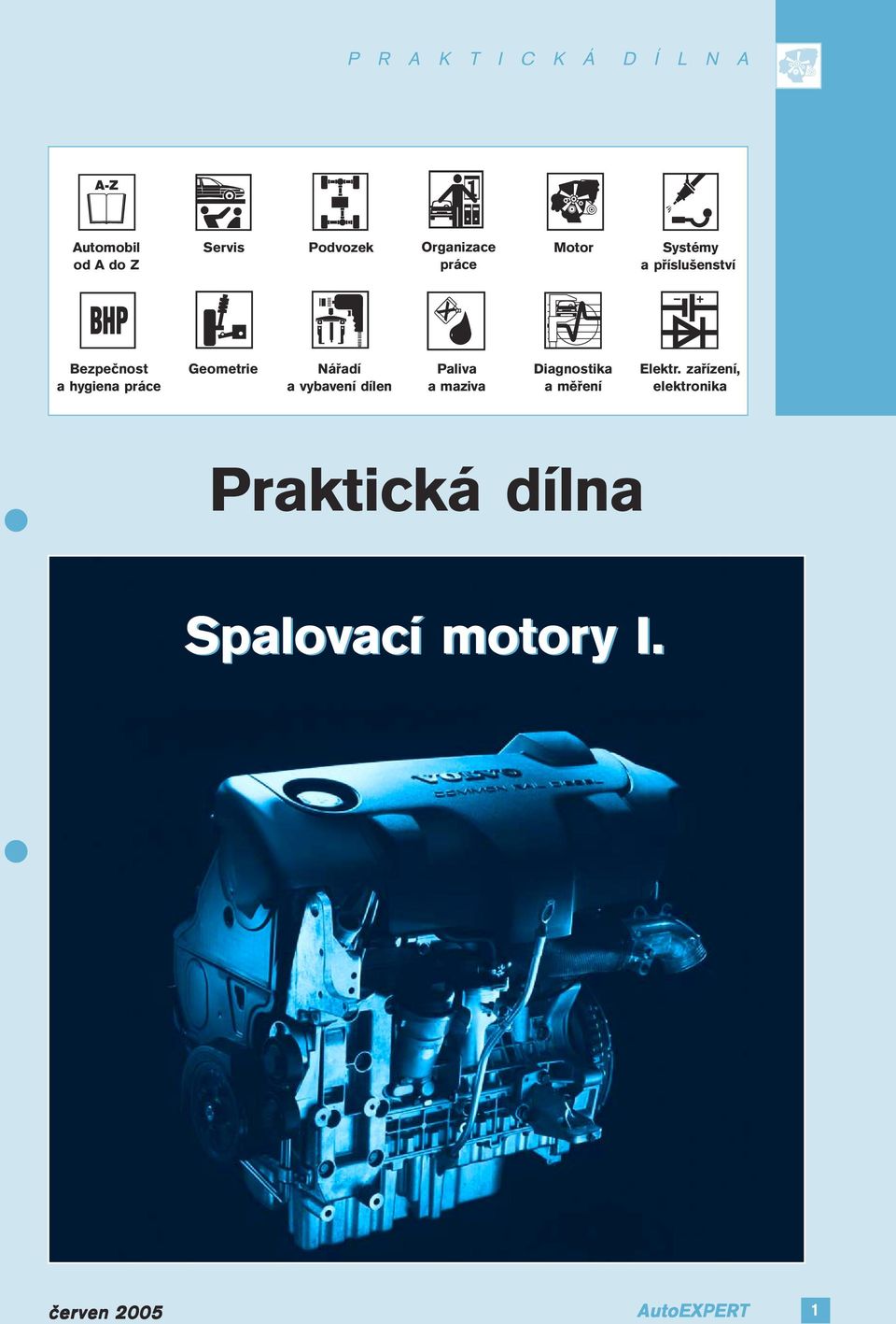 Nářadí a vybavení dílen Paliva a maziva Diagnostika a měření