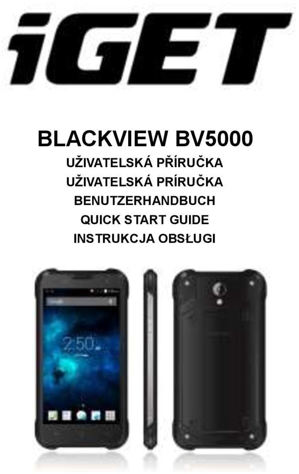 PRÍRUČKA BENUTZERHANDBUCH
