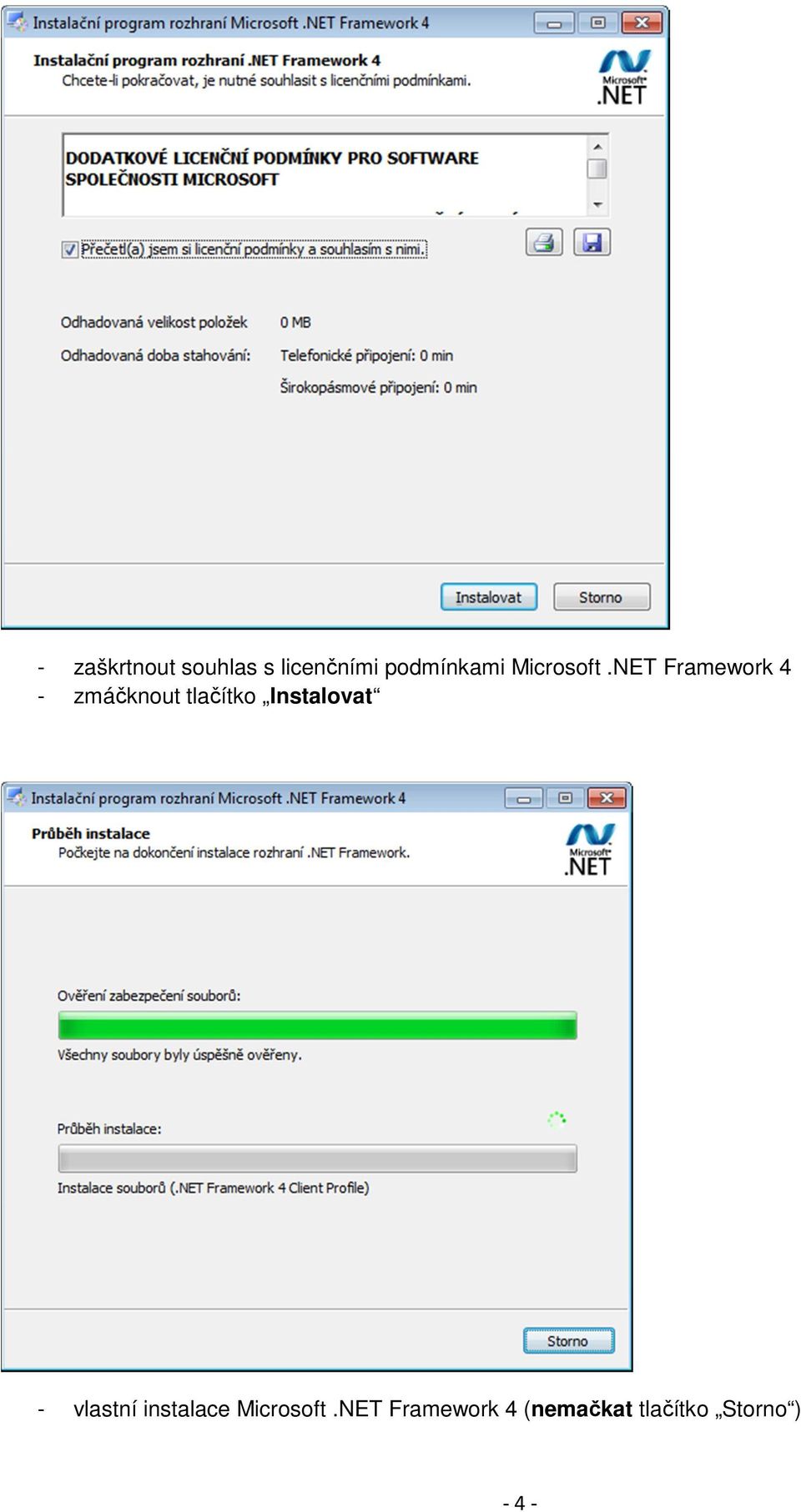 NET Framework 4 - zmáčknout tlačítko