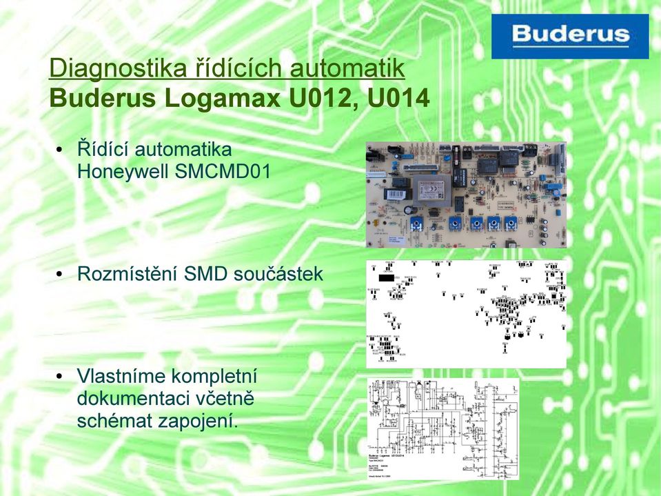 Honeywell SMCMD01 Rozmístění SMD součástek