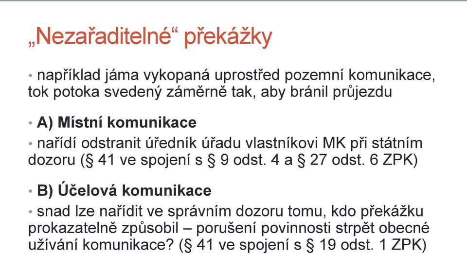ve spojení s 9 odst. 4 a 27 odst.