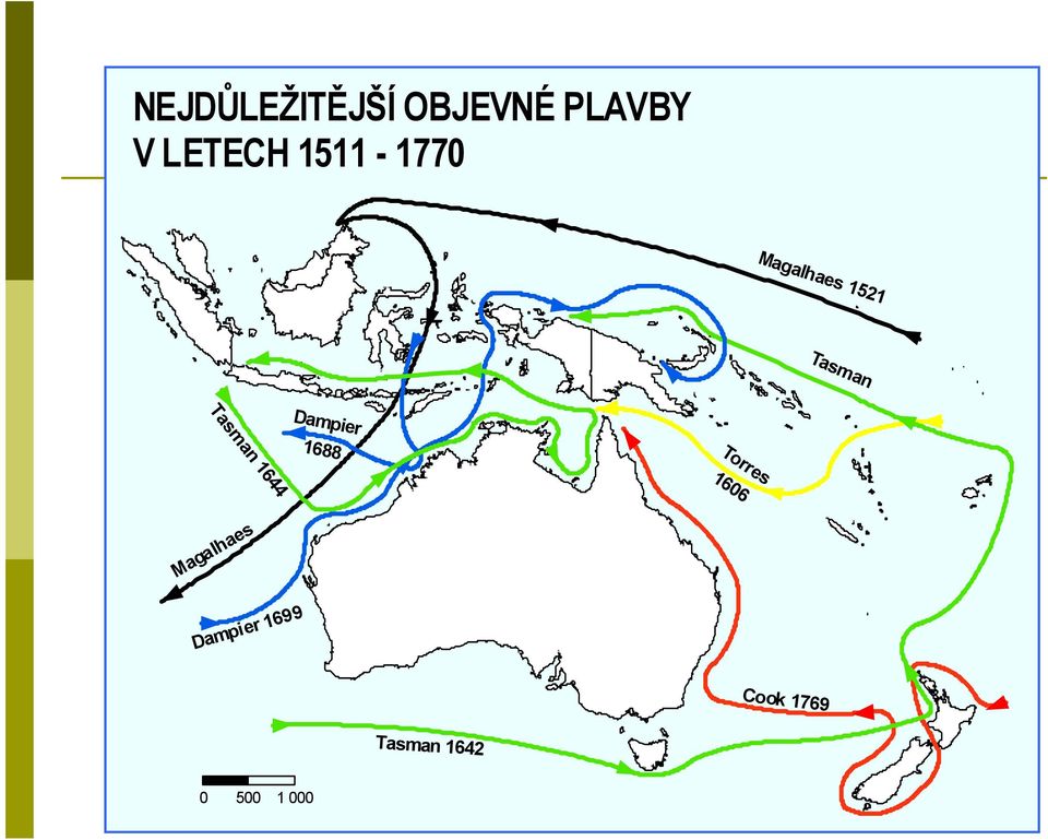 LETECH 1511-1770 Dampier 1688 Tasman