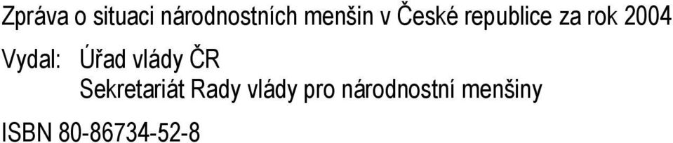 Úřad vlády ČR Sekretariát Rady vlády