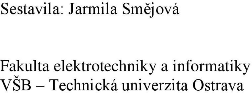elektrotechniky a