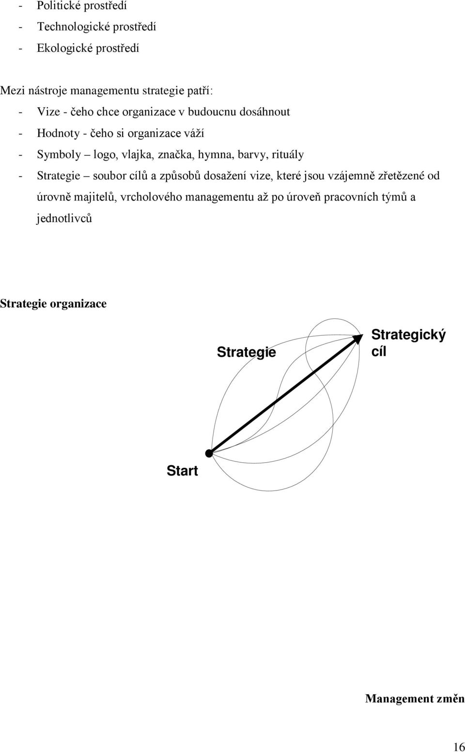 barvy, rituály - Strategie soubor cílů a způsobů dosažení vize, které jsou vzájemně zřetězené od úrovně majitelů,