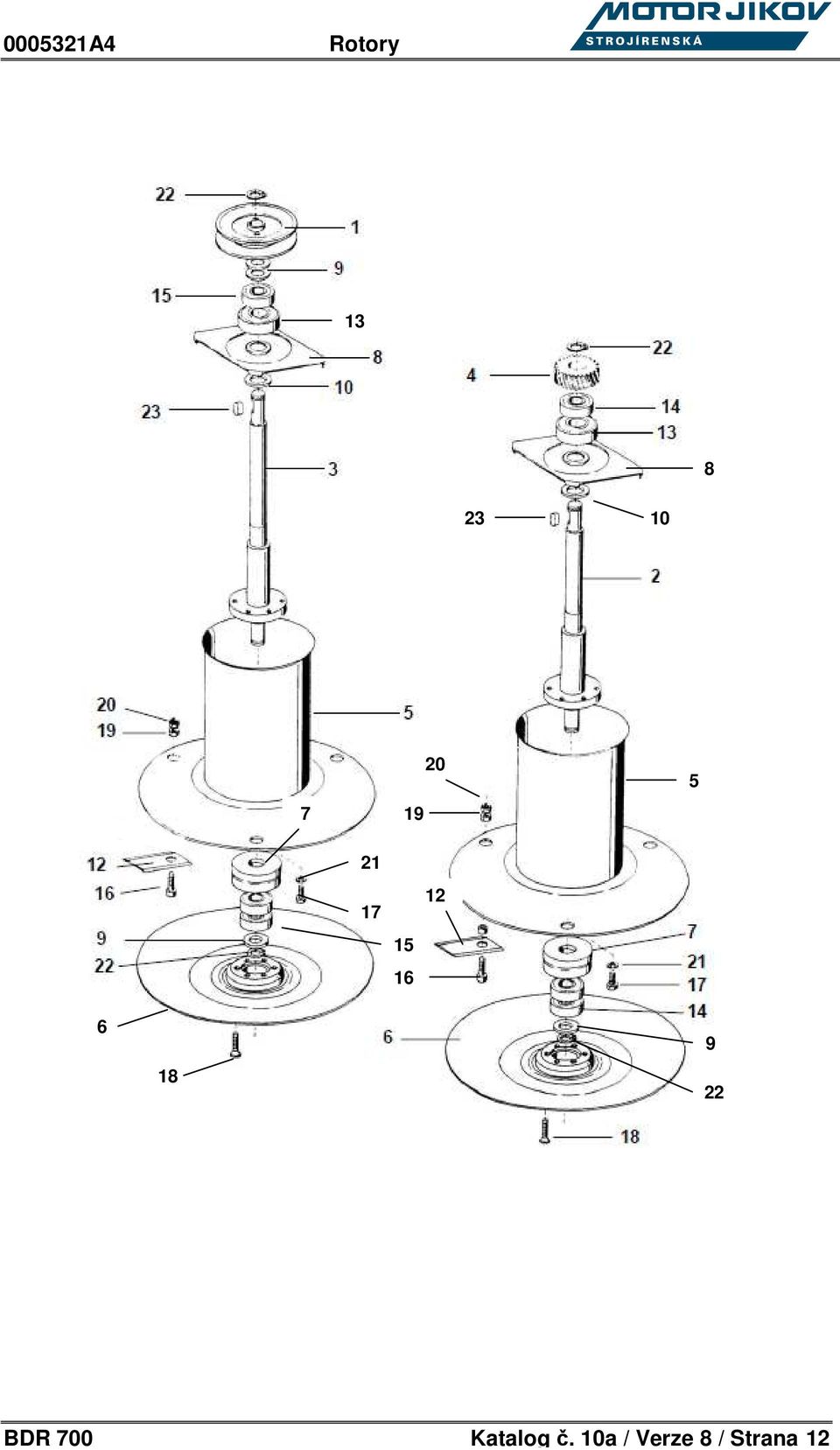 9 22 BDR 700 Katalog č.