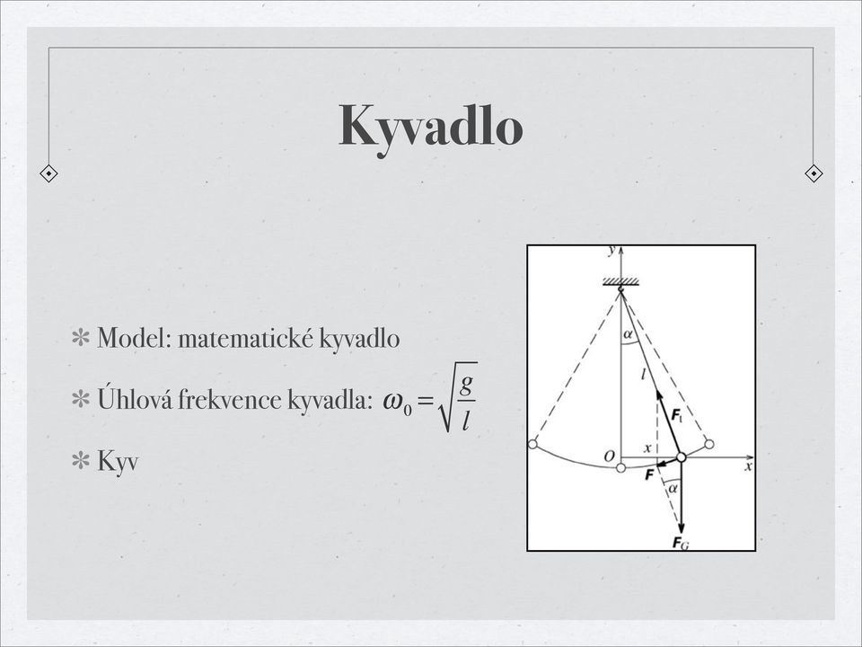 kyvadlo Úhlová