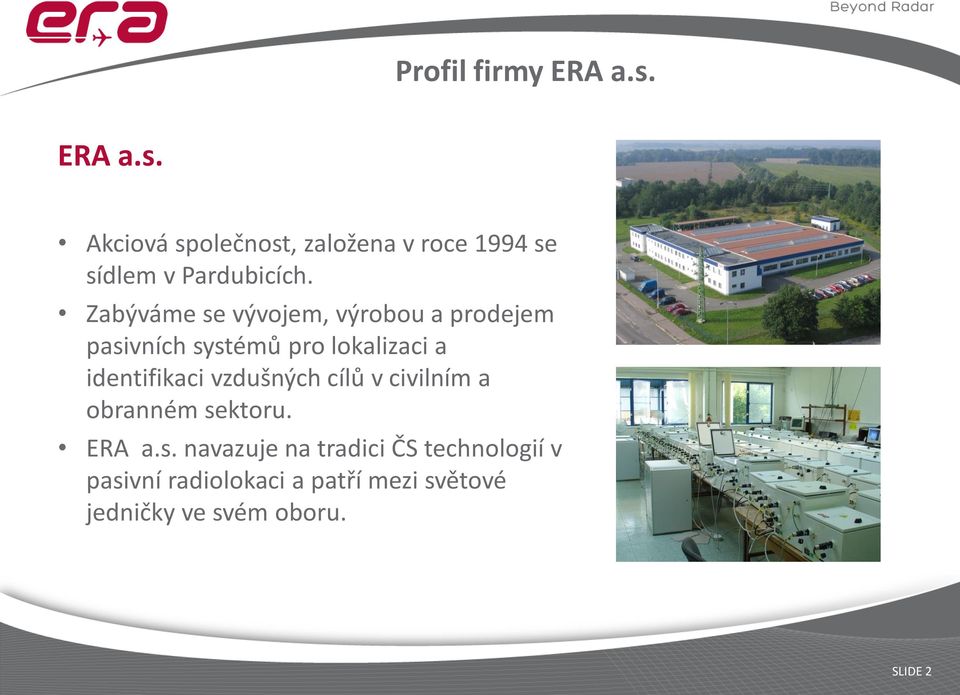 vzdušných cílů v civilním a obranném se