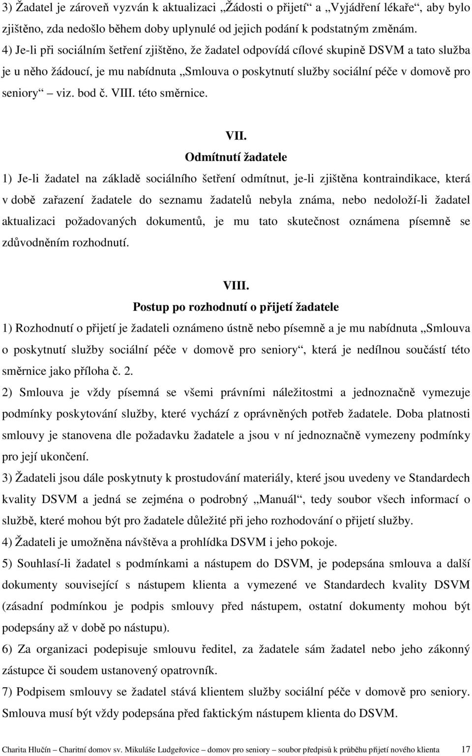 bod č. VIII