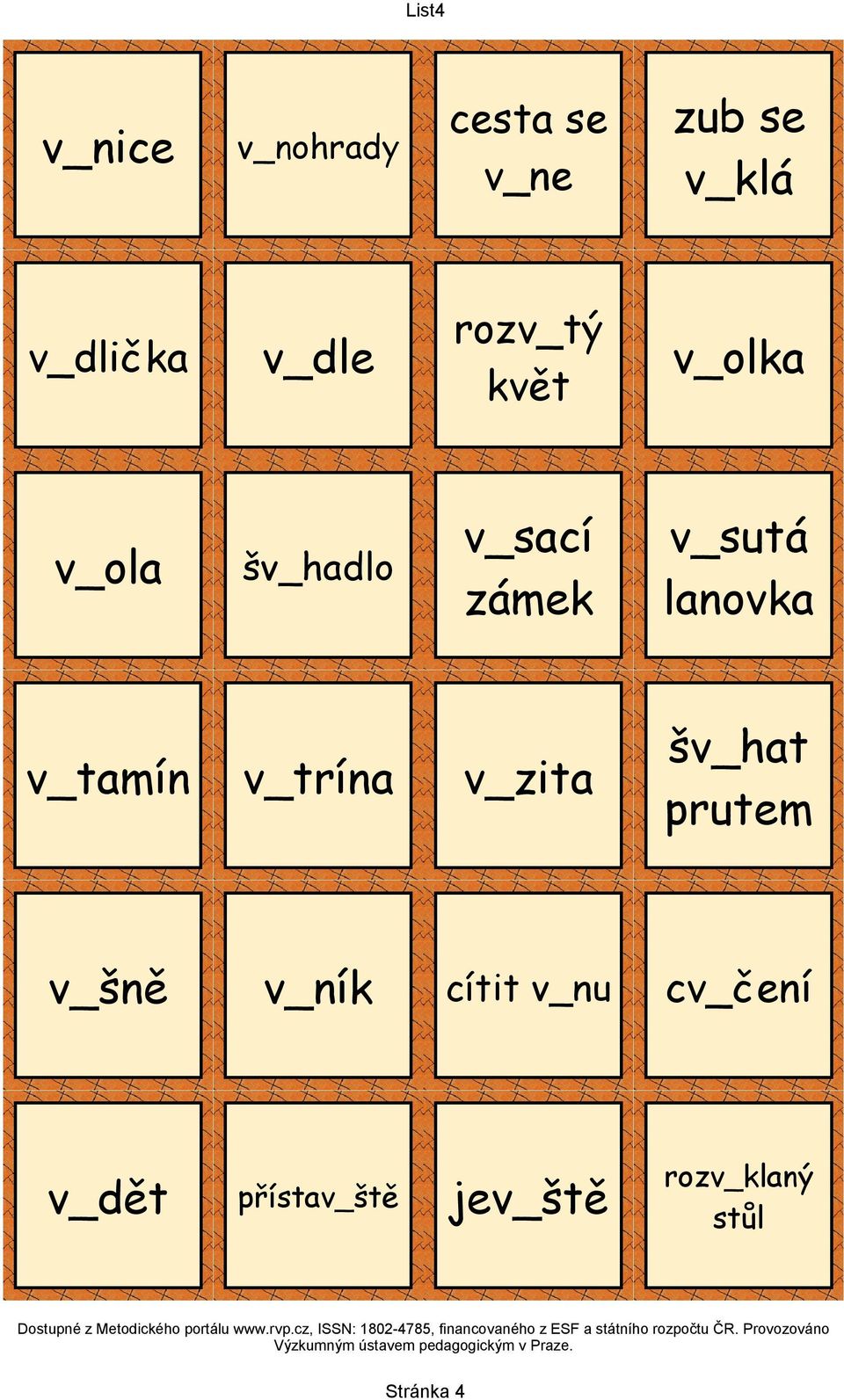 v_dět přístav_ště jev_ště rozv_klaný stůl Dostupné z Metodického portálu www.rvp.