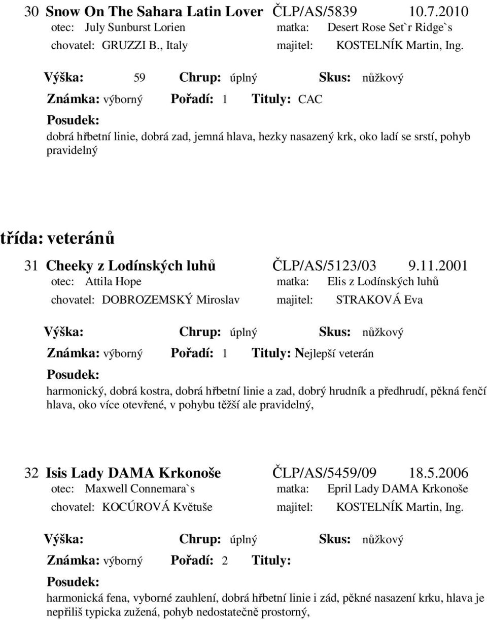 Lodínských luhů ČLP/AS/5123/03 9.11.