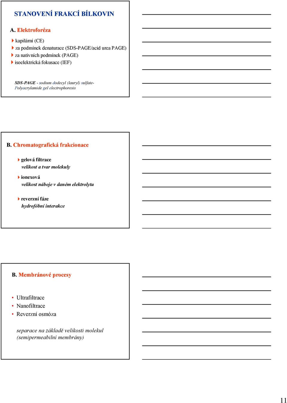 (IEF) SDS-PAGE - sodium dodecyl (lauryl) sulfate- Polyacrylamide gel electrophoresis B.