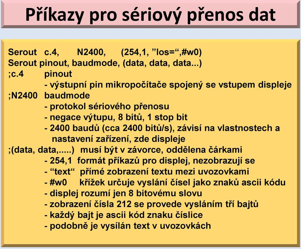 závisí na vlastnostech a nastavení zařízení, zde displeje ;(data, data,.