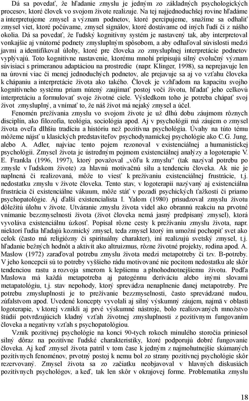 nášho okolia.