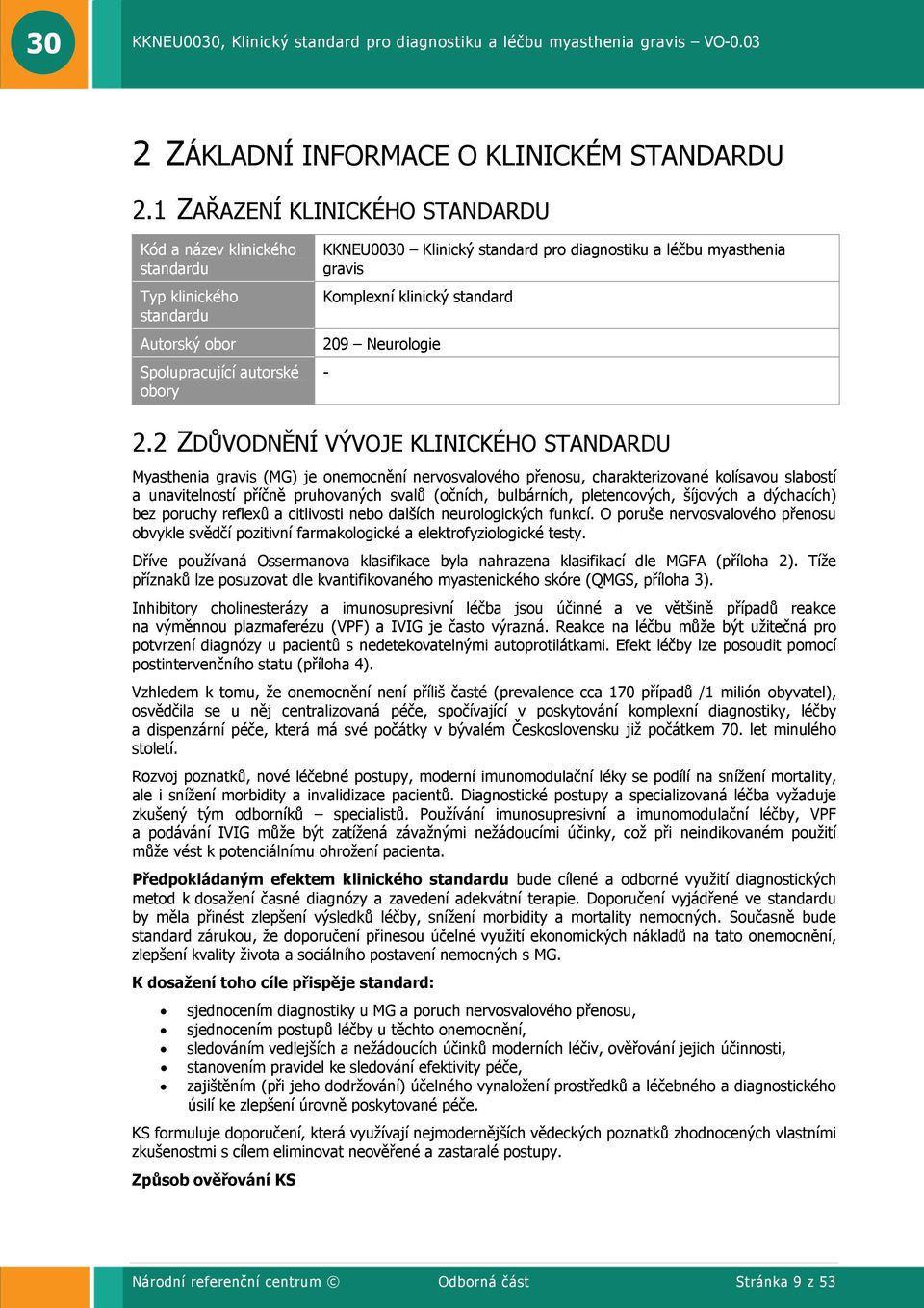 gravis Komplexní klinický standard 209 Neurologie - 2.