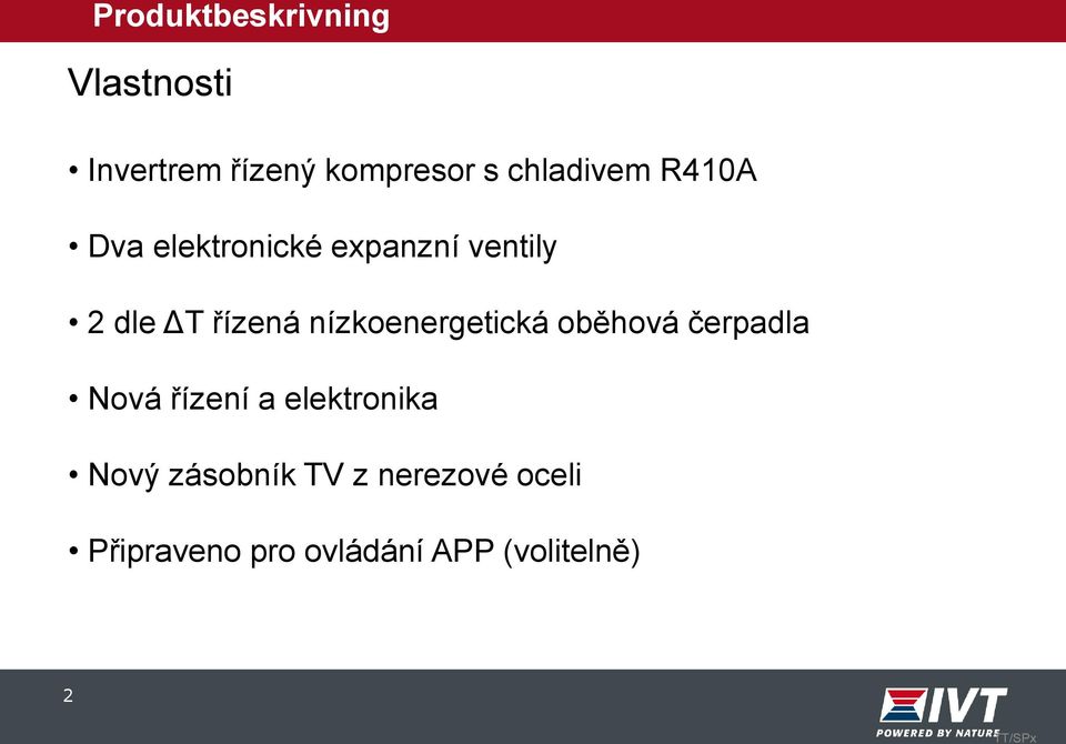 nízkoenergetická oběhová čerpadla Nová řízení a elektronika