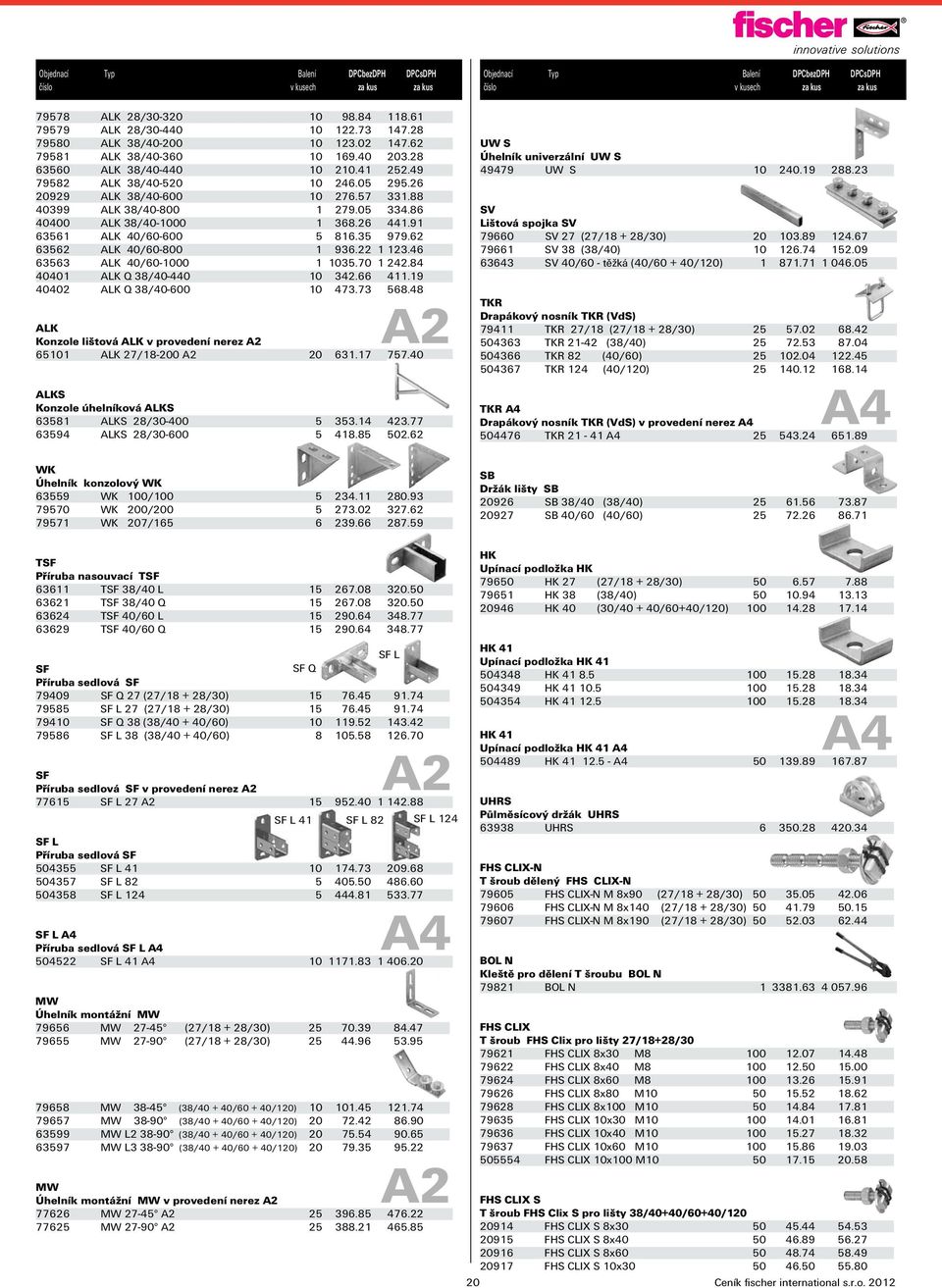 62 63562 ALK 40/60-800 1 936.22 1 123.46 63563 ALK 40/60-1000 1 1035.70 1 242.84 40401 ALK Q 38/40-440 10 342.66 411.19 40402 ALK Q 38/40-600 10 473.73 568.