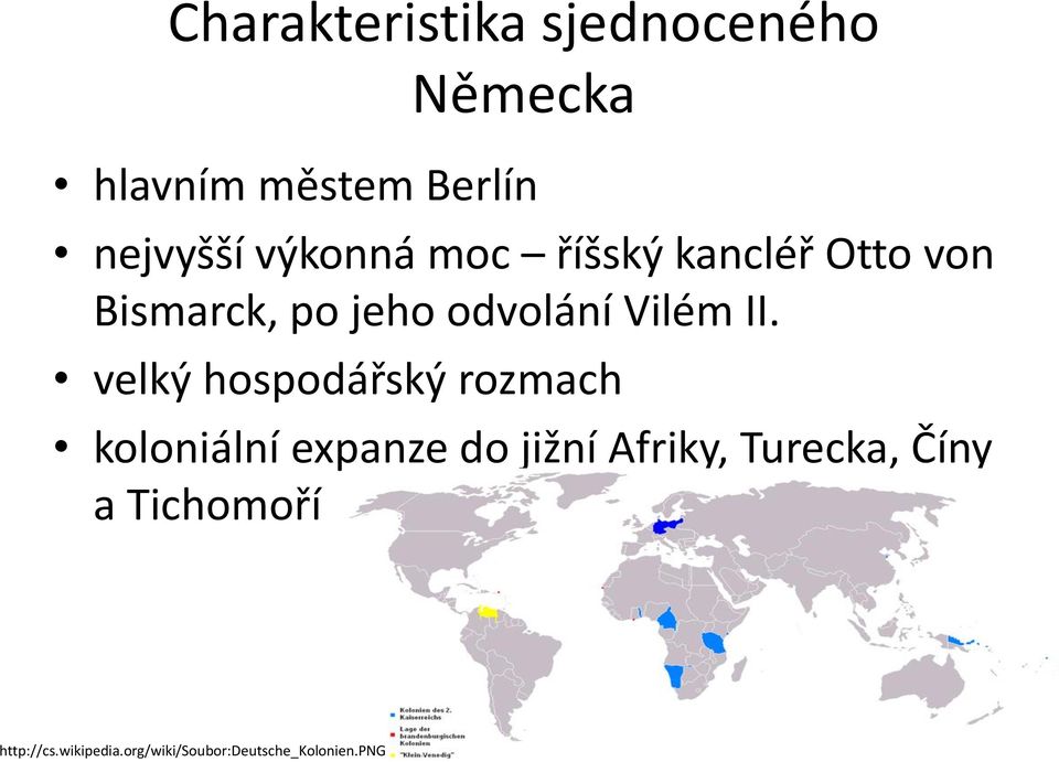 velký hospodářský rozmach koloniální expanze do jižní Afriky, Turecka,