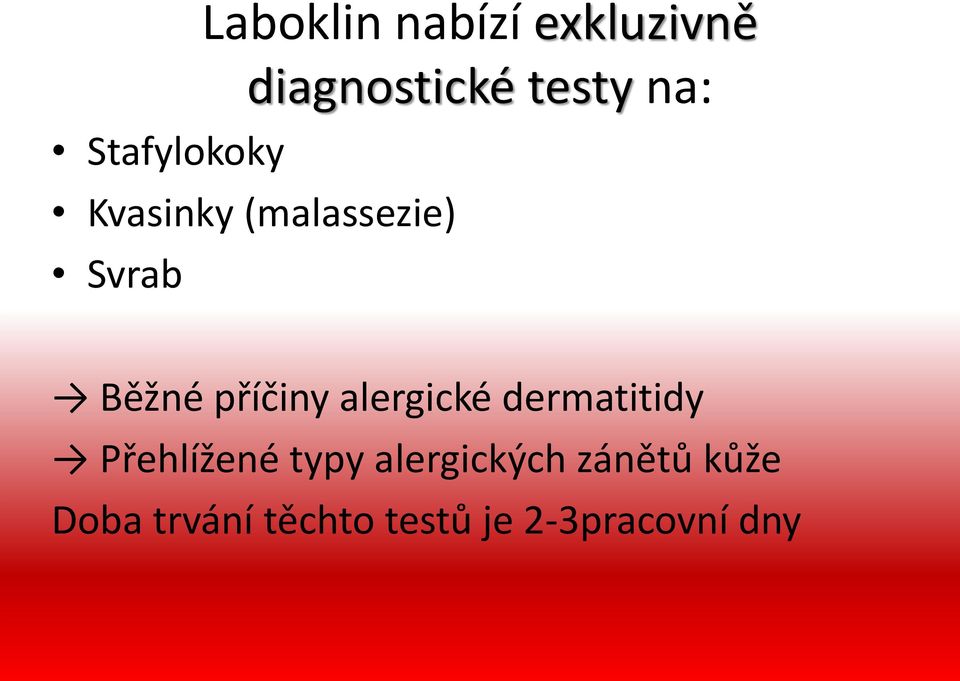 příčiny alergické dermatitidy Přehlížené typy