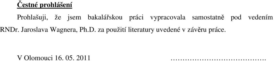 vedením RNDr