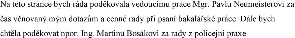 rady při psaní bakalářské práce.