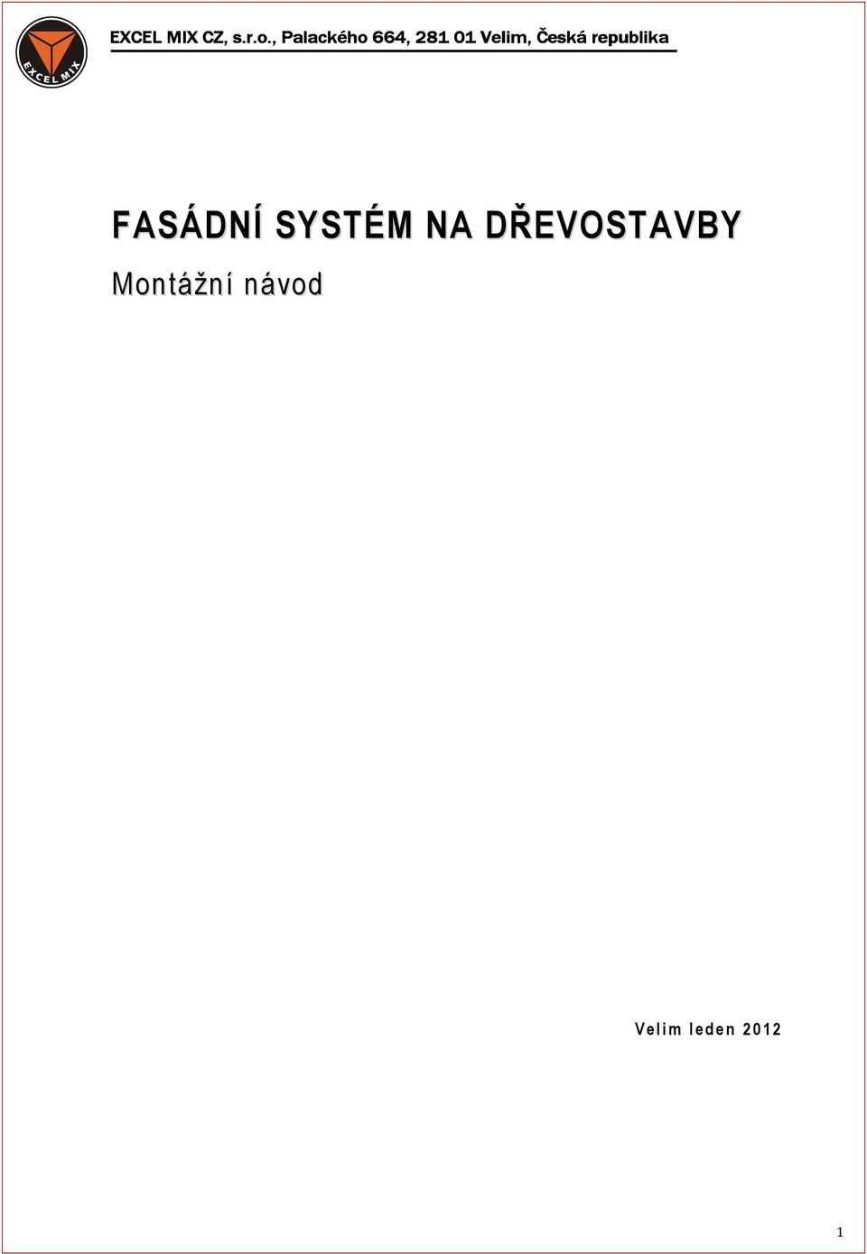 Montážní návod V