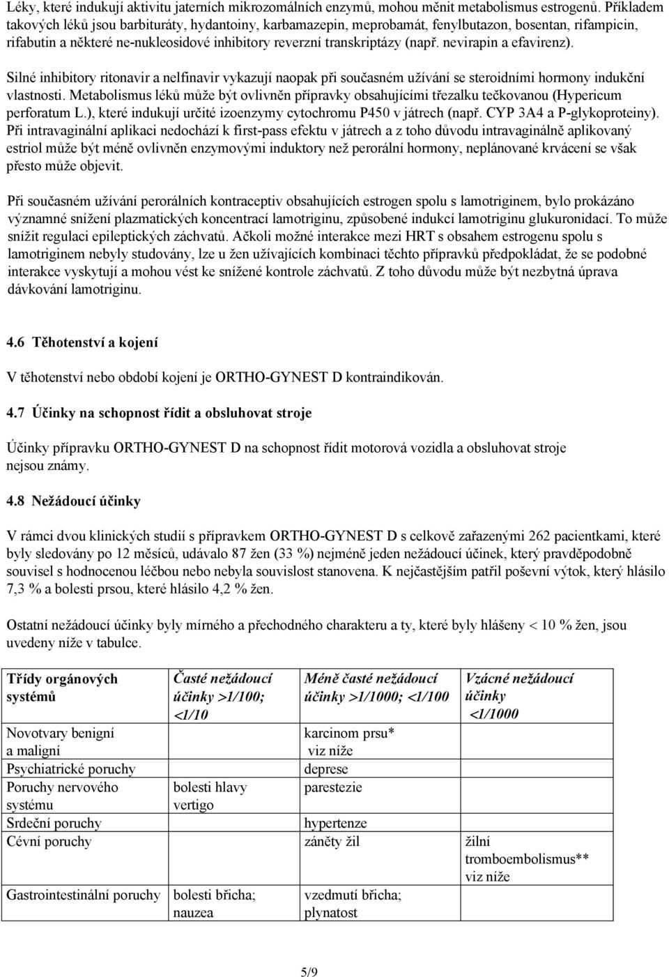 nevirapin a efavirenz). Silné inhibitory ritonavir a nelfinavir vykazují naopak při současném užívání se steroidními hormony indukční vlastnosti.