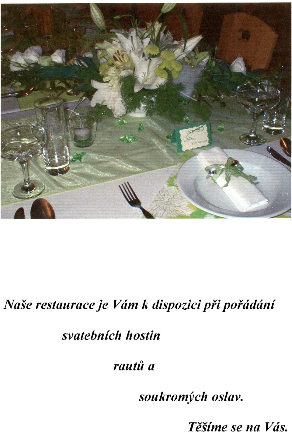 svatebních hostin rautů a