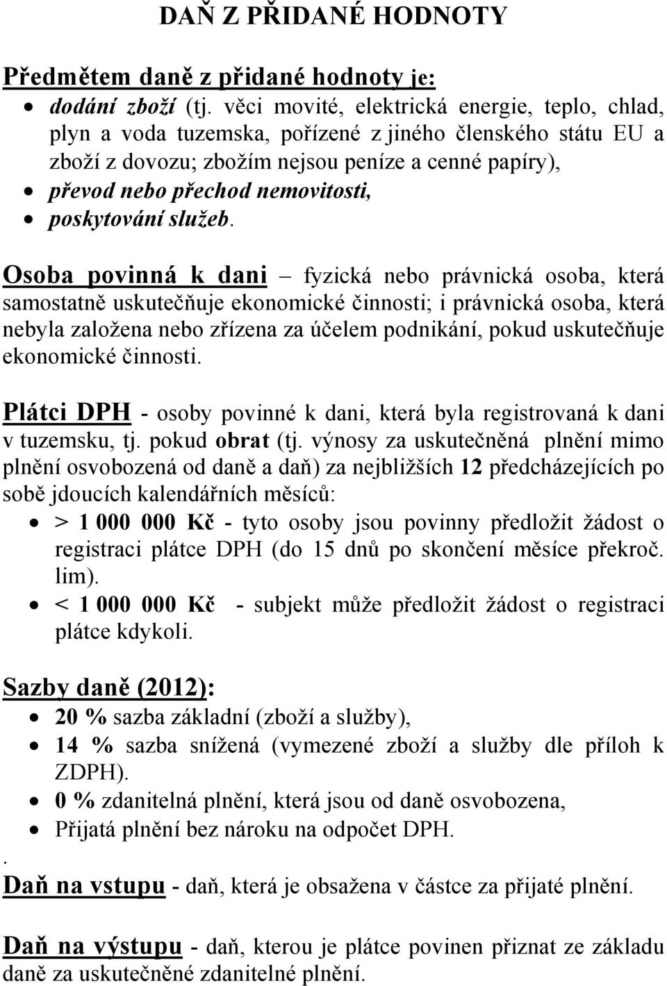 poskytování služeb.