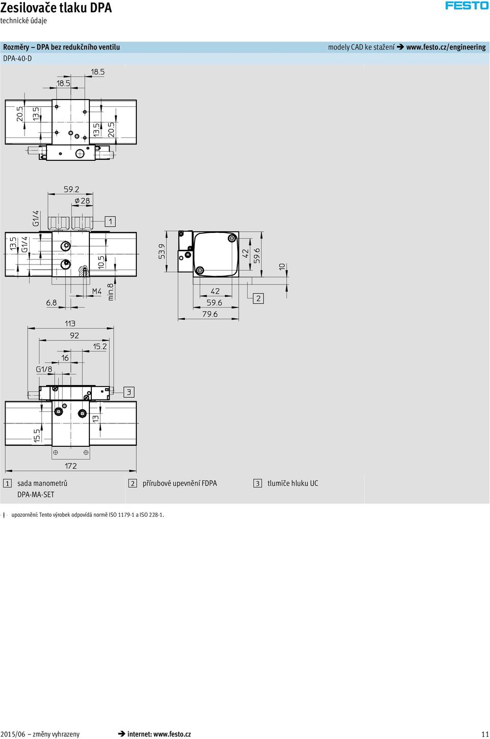 cz/engineering 1 sada manometrů DPA-MA-SET 2 přírubové upevnění FDPA
