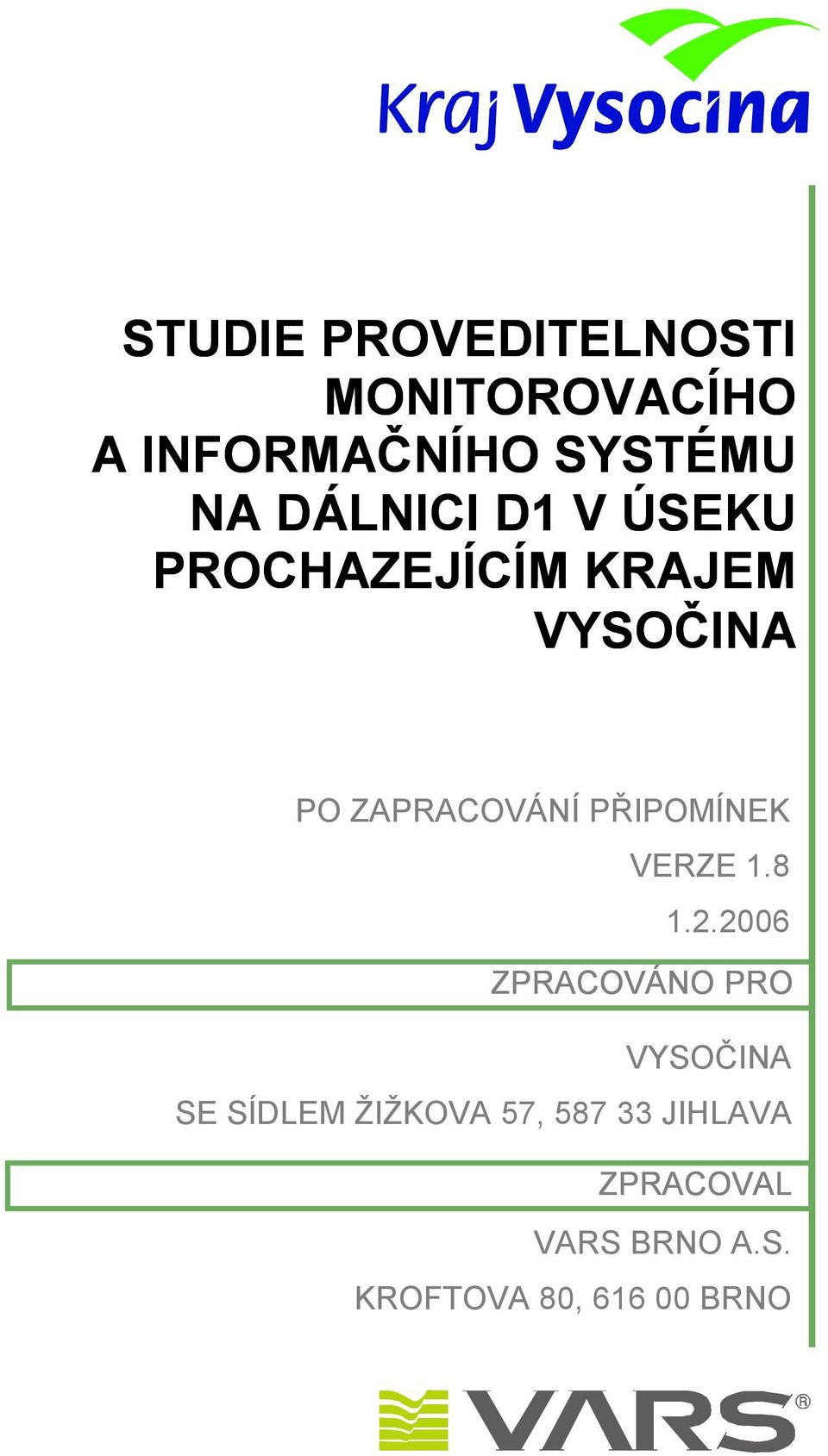 PŘIPOMÍNEK VERZE 1.8 1.2.