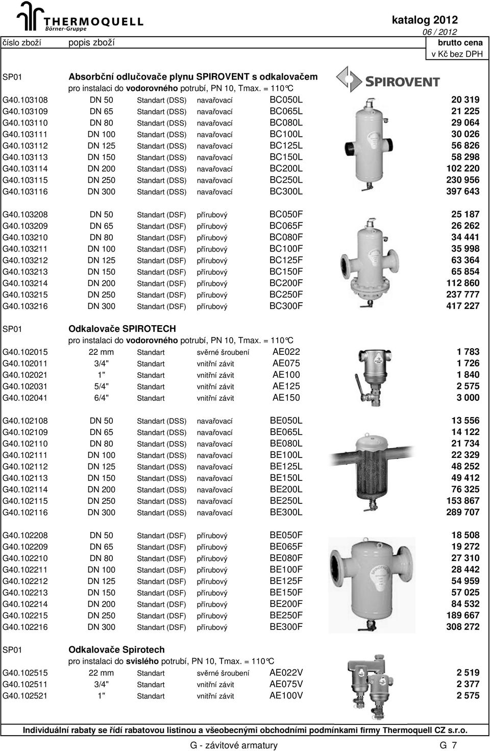 103113 DN 150 Standart (DSS) navařovací BC150L 58 298 G40.103114 DN 200 Standart (DSS) navařovací BC200L 102 220 G40.103115 DN 250 Standart (DSS) navařovací BC250L 230 956 G40.