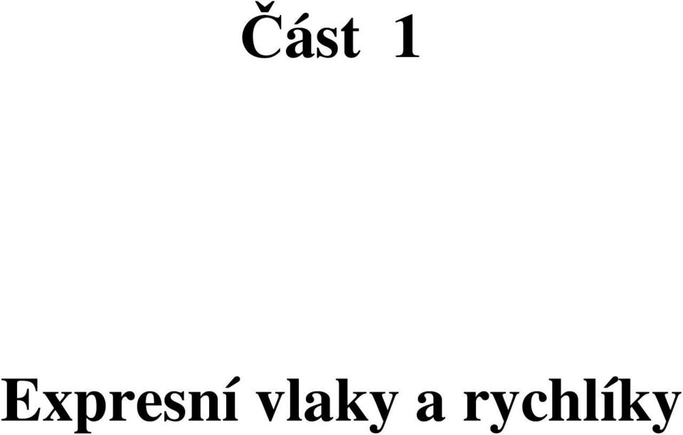 vlaky a