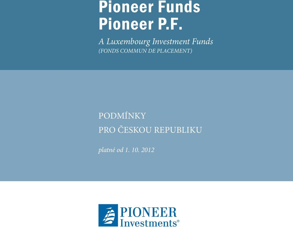 A Luxembourg Investment Funds