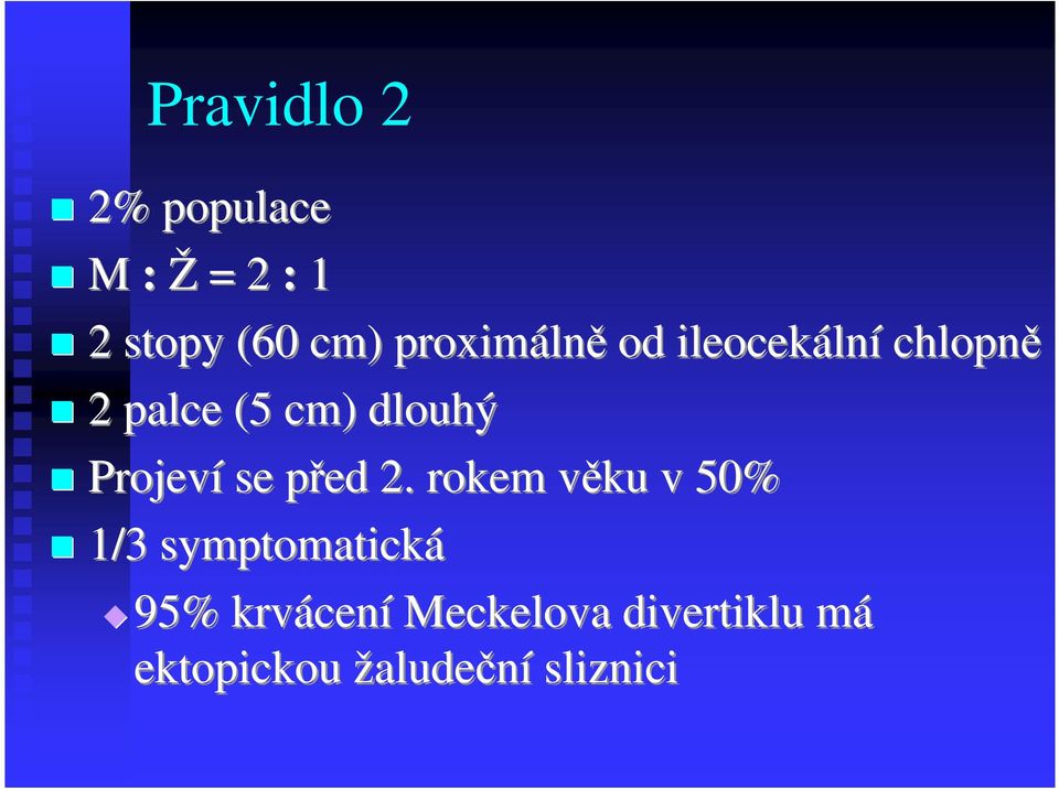 dlouhý Projeví se před p 2.