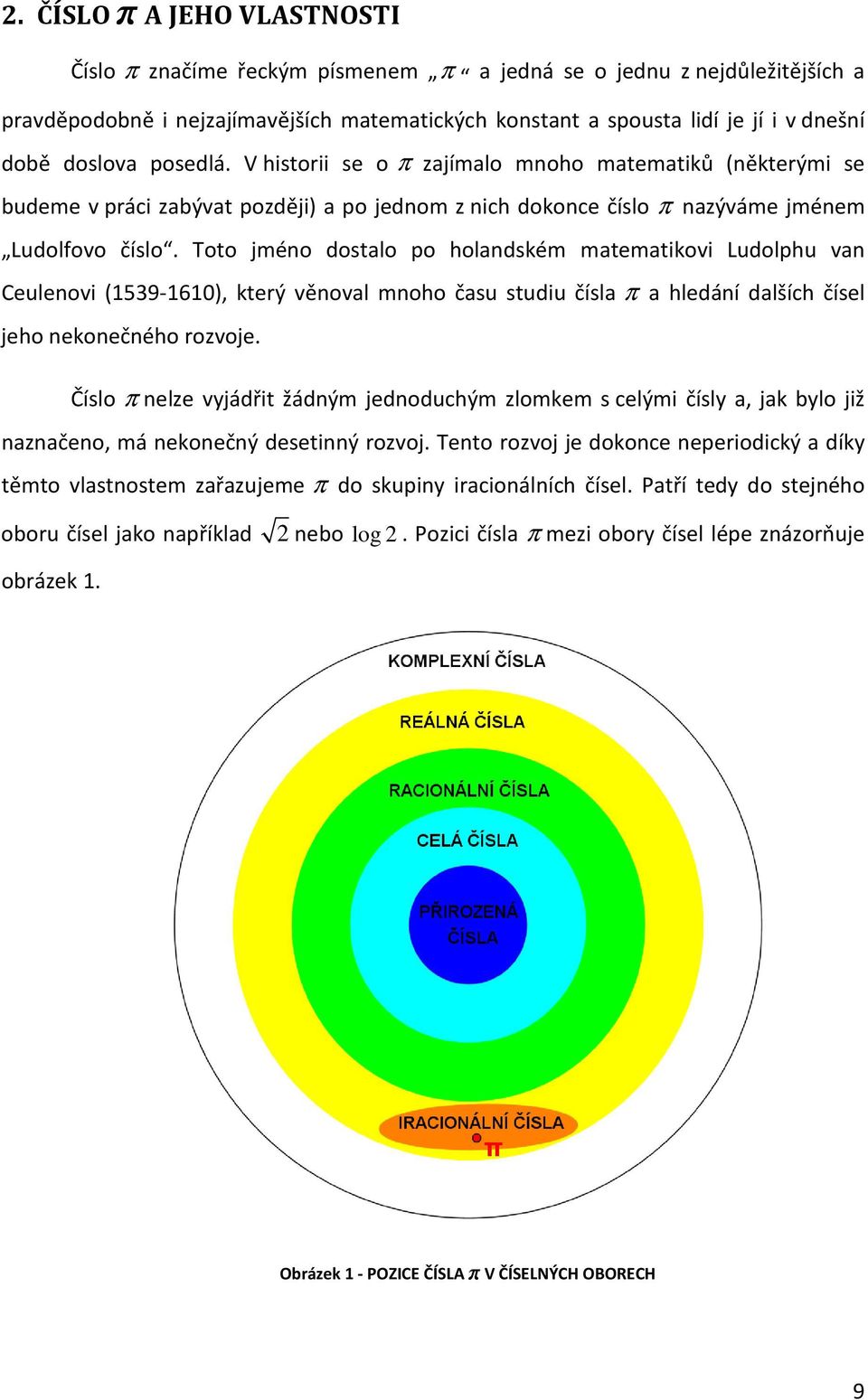 Toto jméno dostalo po holandském matematikovi Ludolphu van Ceulenovi (1539-1610), který věnoval mnoho času studiu čísla π a hledání dalších čísel jeho nekonečného rozvoje.