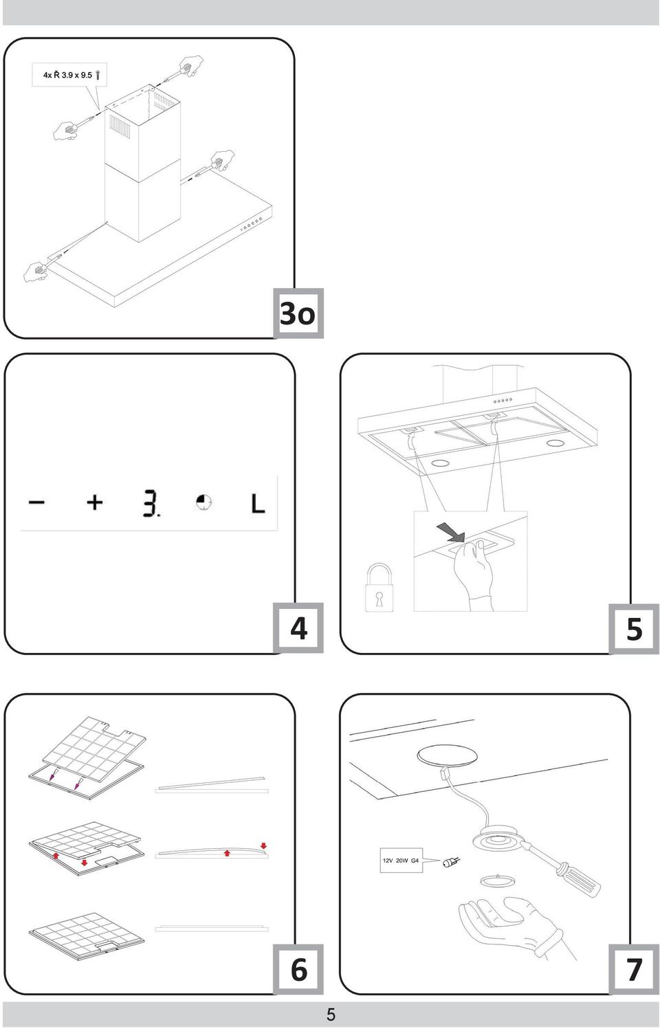 5 3o 4 5