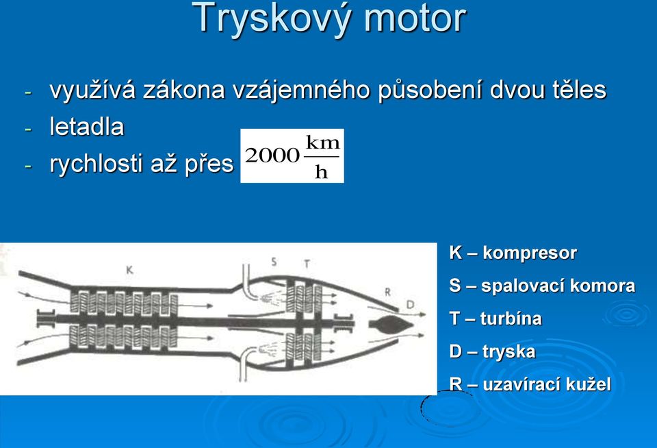 rychlosti až přes h K kompresor S