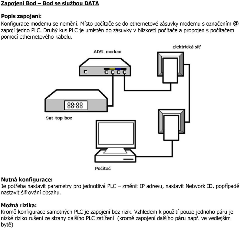 Je potřeba nastavit parametry pro jednotlivá PLC změnit IP adresu, nastavit Network ID, popřípadě nastavit šifrování