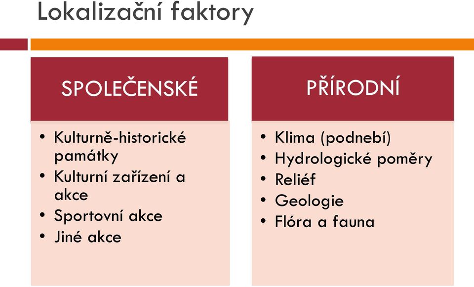 a akce Sportovní akce Jiné akce PŘÍRODNÍ