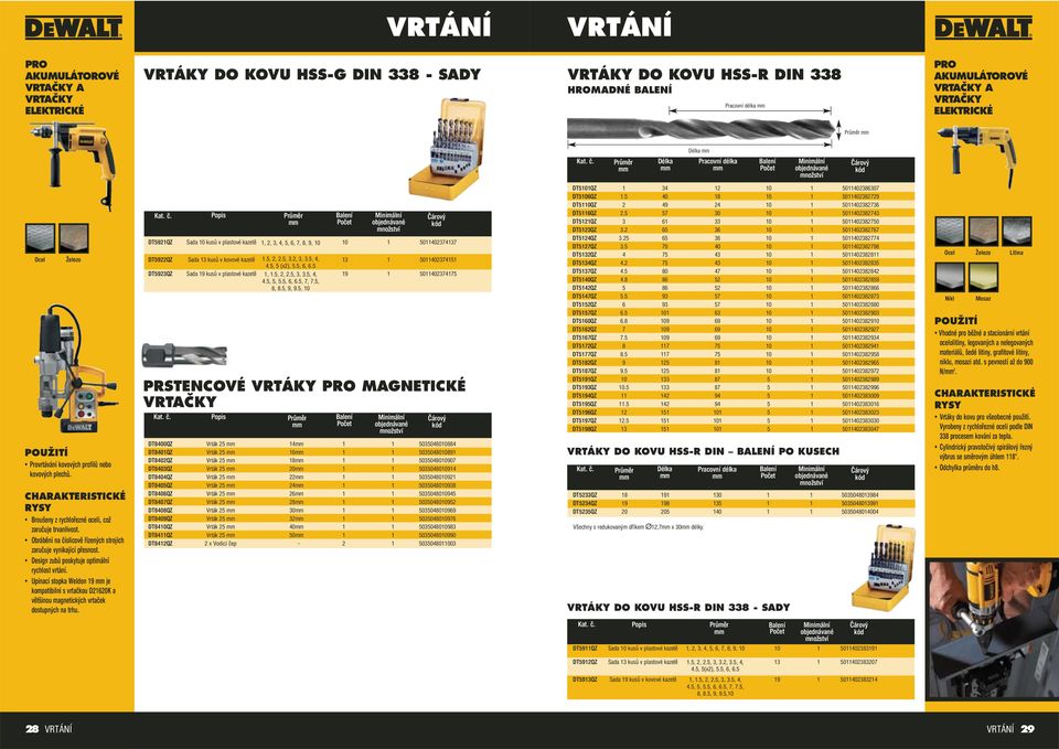 Obrábění na číslicově řízených strojích zaručuje vynikající přesnost. Design zubů poskytuje optimální rychlost vrtání.