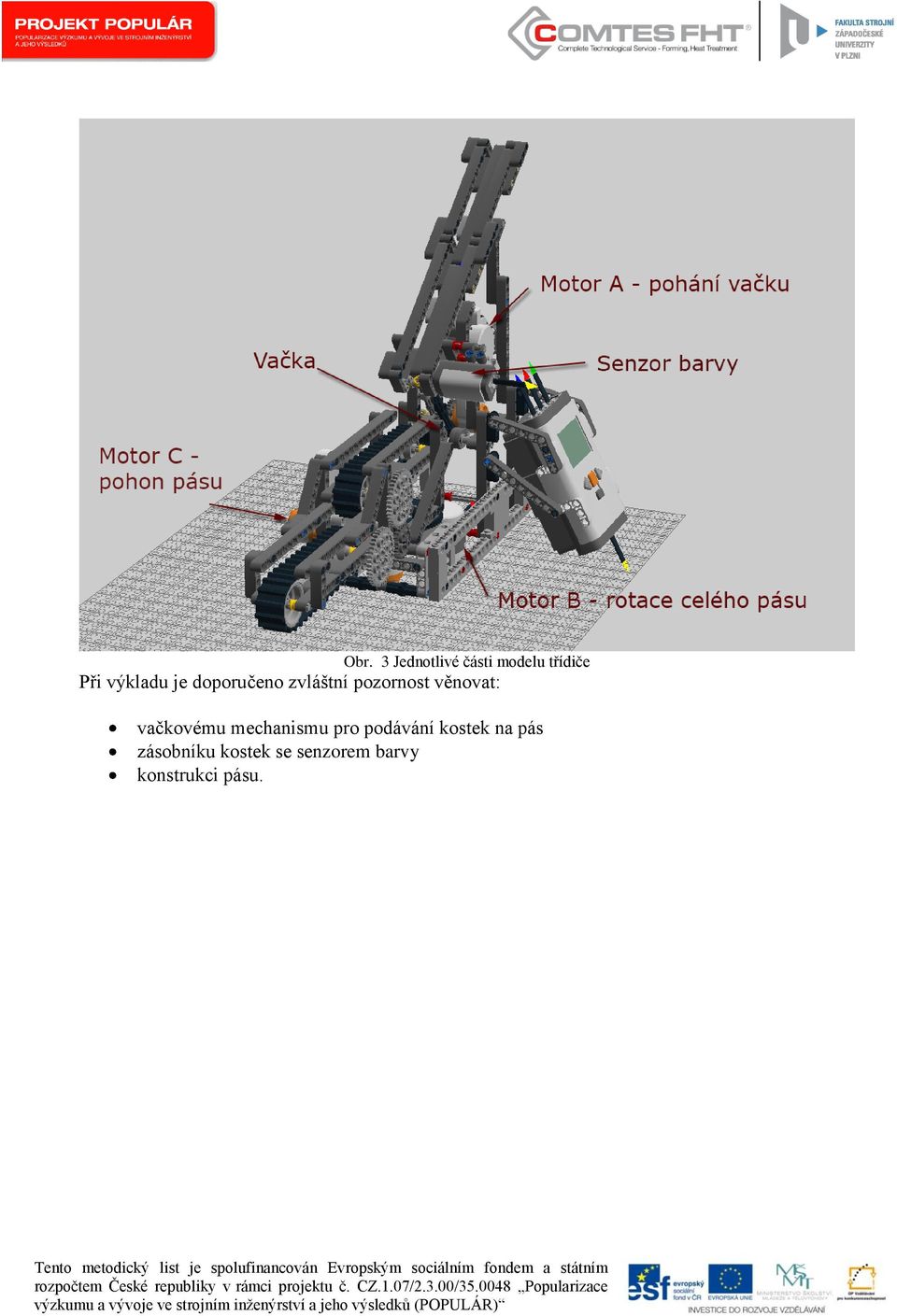 věnovat: vačkovému mechanismu pro podávání