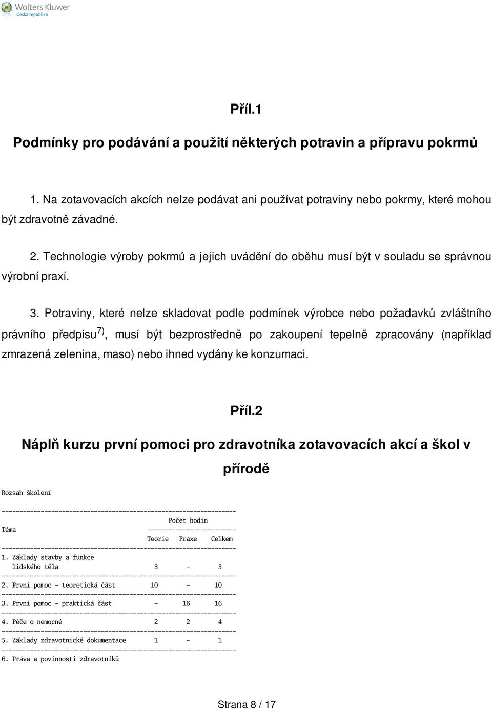 Potraviny, které nelze skladovat podle podmínek výrobce nebo požadavků zvláštního právního předpisu 7), musí být bezprostředně po zakoupení tepelně zpracovány (například zmrazená zelenina, maso) nebo