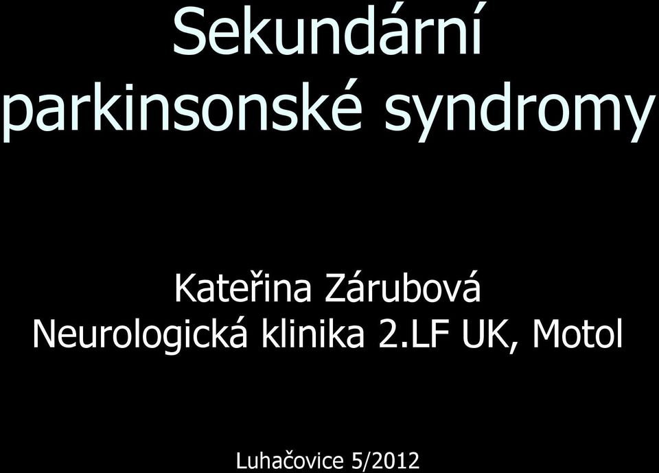 Zárubová Neurologická