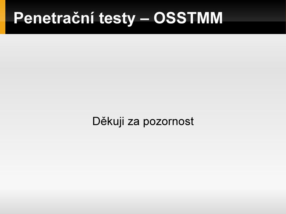 OSSTMM