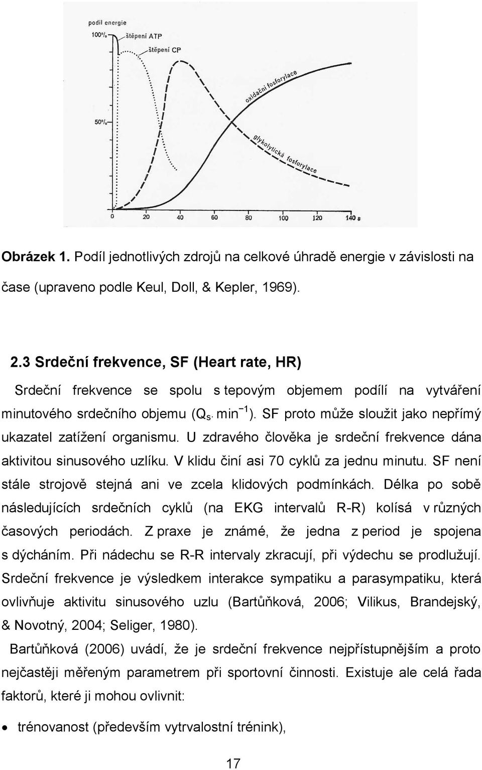 SF proto může sloužit jako nepřímý ukazatel zatížení organismu. U zdravého člověka je srdeční frekvence dána aktivitou sinusového uzlíku. V klidu činí asi 70 cyklů za jednu minutu.